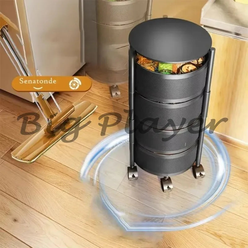 Kitchen Cast Iron Multi-Layer Storage Rack Kitchen Storage Vegetable Rack Storage Rack