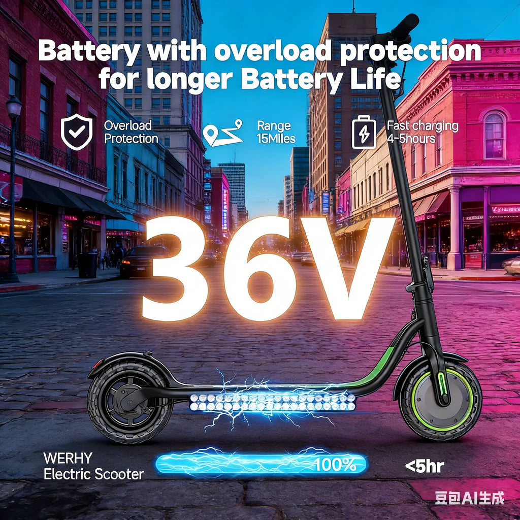 A Sleek Portable Electric Scooter | 350W High Performance Motor, 19MPH Smooth Ride, 8.5" Durable Solid Tires, App Control & Double Safety Braking