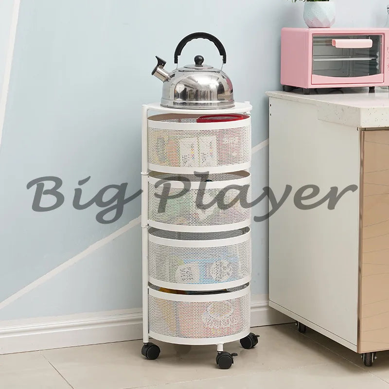 Kitchen Cast Iron Multi-Layer Storage Rack Kitchen Storage Vegetable Rack Storage Rack